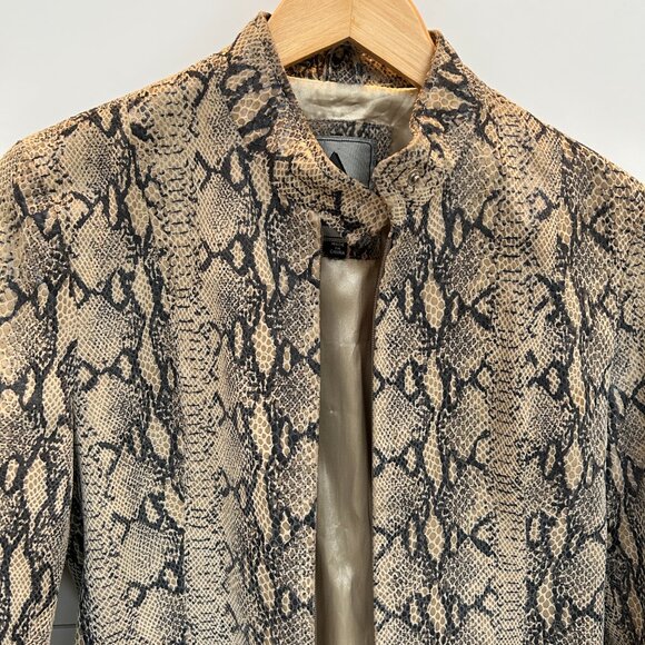 Genuine Leather Python Jacket - Vintage - Picture 2 of 6